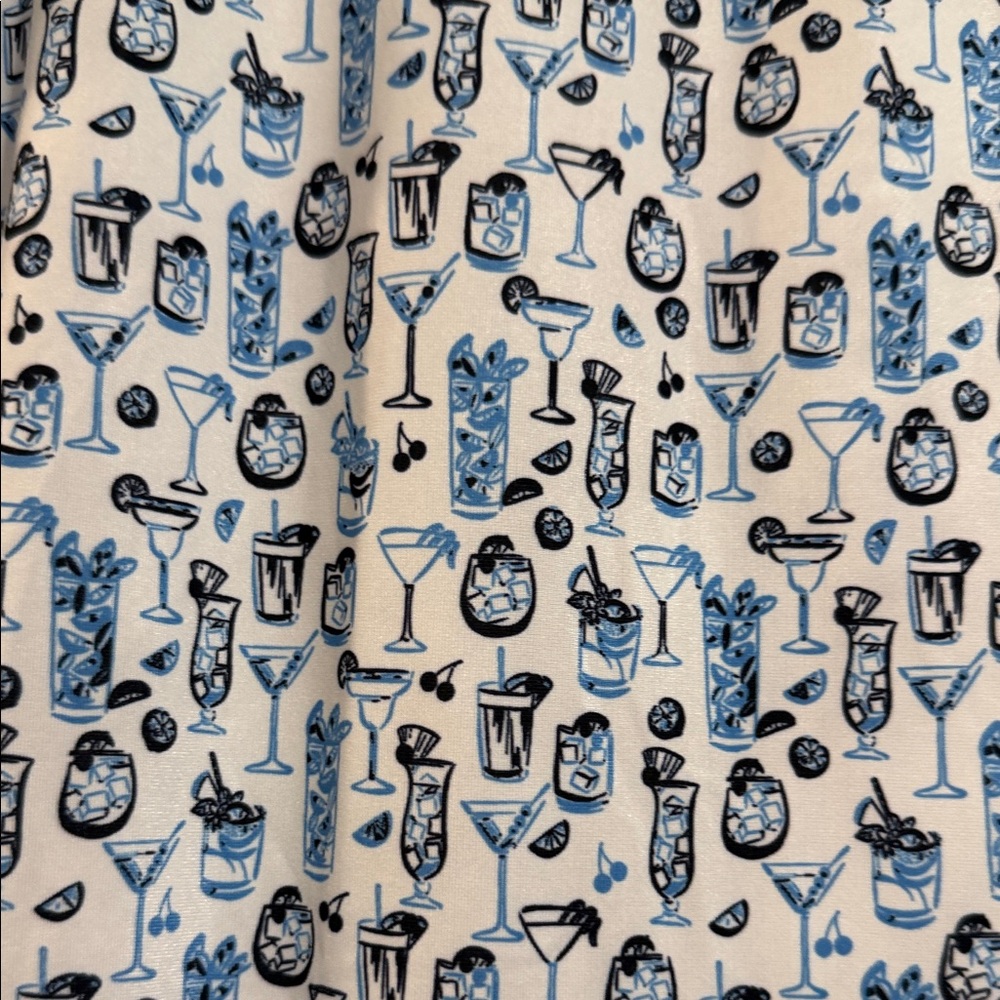 Women’s White & Blue Printed Quarter-Zip Pullover - Picture 4 of 10